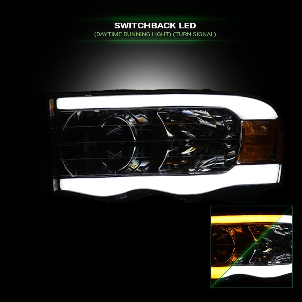 Focos LED secuenciales Switchback para Dodge RAM , compatibles con modelos 1500/2500/3500