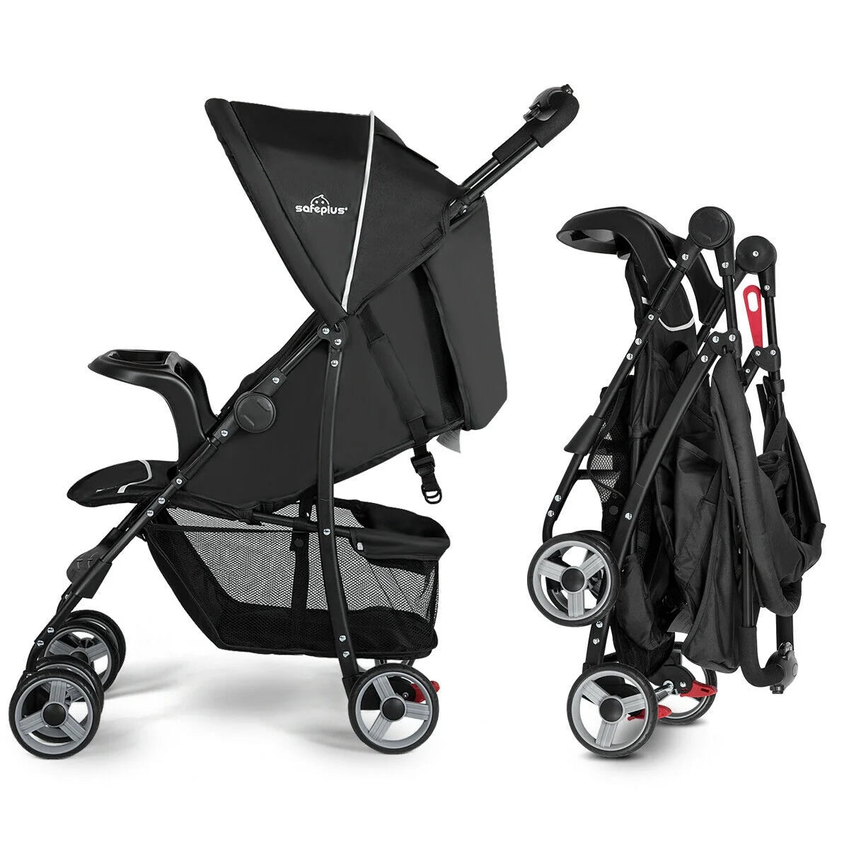 Coche para Bebé Plegable Ligero Costway – 0-36 Meses