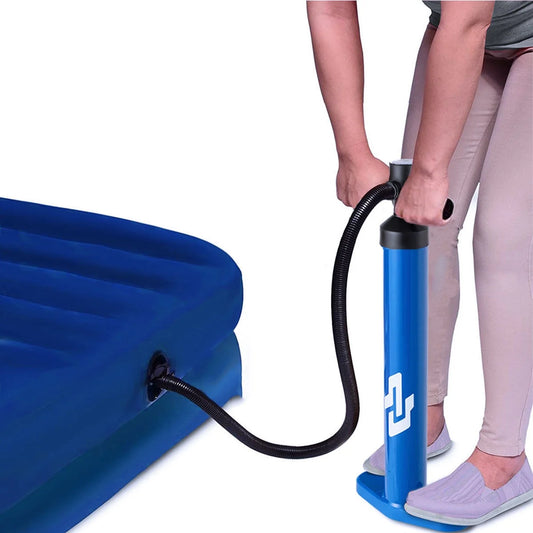Bomba de aire Manual Goplus SUP – Hasta 29 PSI, Acción Doble con Manómetro