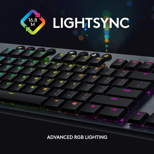 Teclado mecánico inalámbrico RGB. Logitech G915 LIGHTSPEED