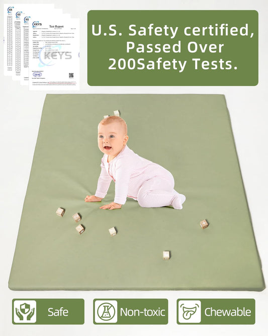 Tapete acolchado Lansber impermeable y lavable – Bebés y gateo