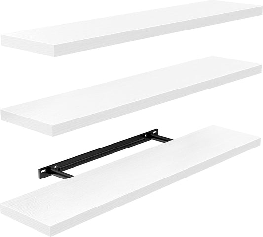 Estantes Flotantes AMADA – Set de 3 Blanco