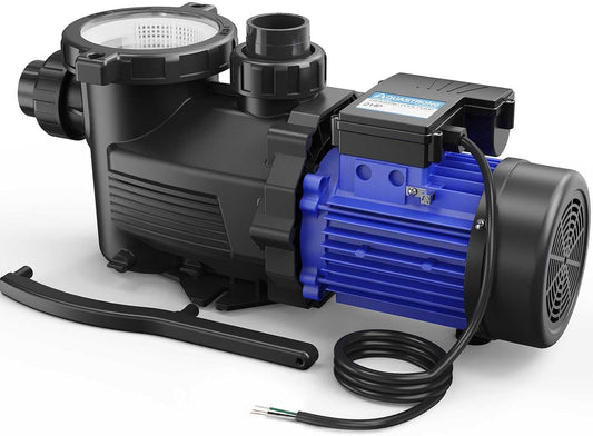Bomba de piscina de una sola velocidad de 2HP, 220 V, 8917 GPH, alto flujo. AQUASTRONG