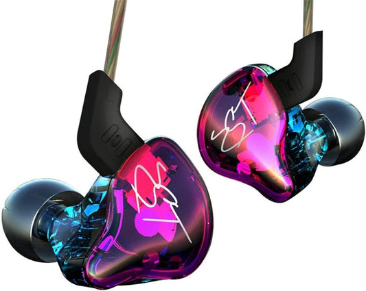 In ears KZ ZST para monitoreo en vivo y en Studio. 1BA+1DD HiFi