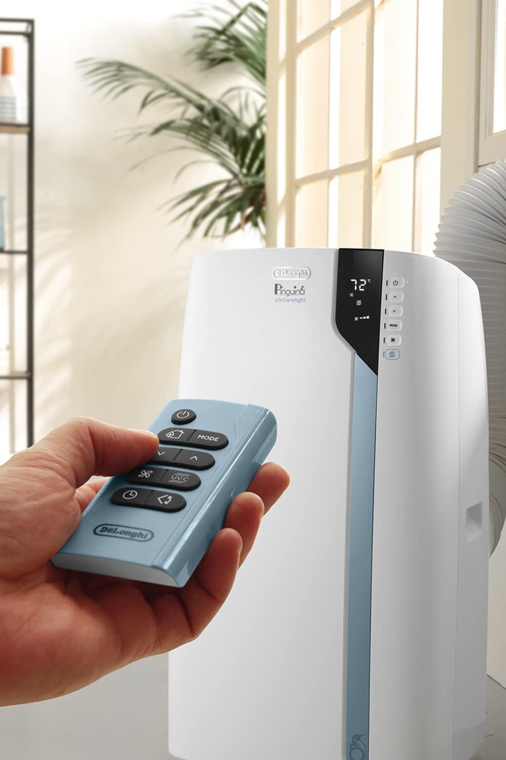 Aire Acondicionado Portátil 3-en-1 de 14,000 BTU, AC/Ventilador/Deshumidificador. De’Longhi