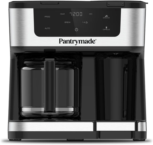 Cafetera Pantrymade Deluxe 12 Tazas + Single Serve