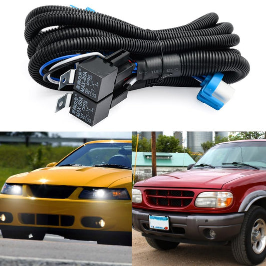 Arnés de cableado para focs delanteros LED para modelos FORD. NSLUMO HB5 9007