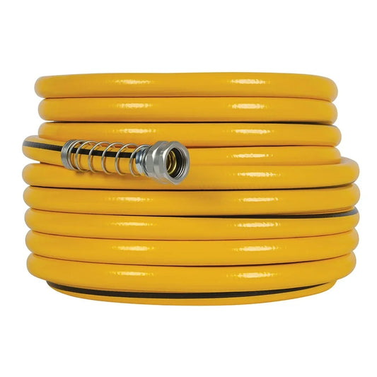 Manguera profesional de 15 metros con resistencia de 500psi, hecha en USA. Gilmour