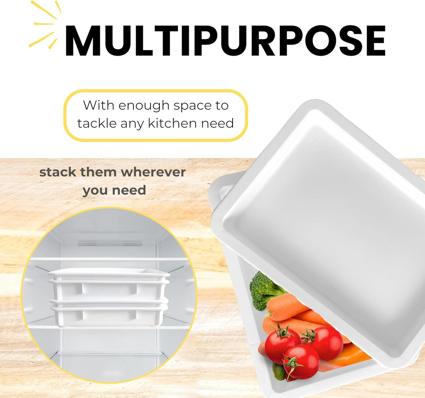 Caja de Fermentación  para Pasta de Pizza Lista al Instante UPIP