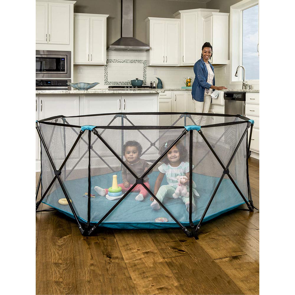 Corral portátil extra grande 157 × 66 cm (8 paneles). Regalo My Play Deluxe
