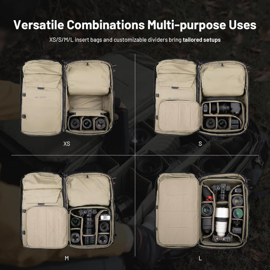 Bulto impermeable para equipo fotografico y video, con inserto modular – PGYTECH OnePro Flex 40L M