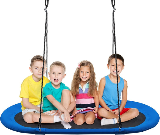 Columpio para niños “Flying Saucer” ovalado 152 cm plataforma impermeable – ARLIME