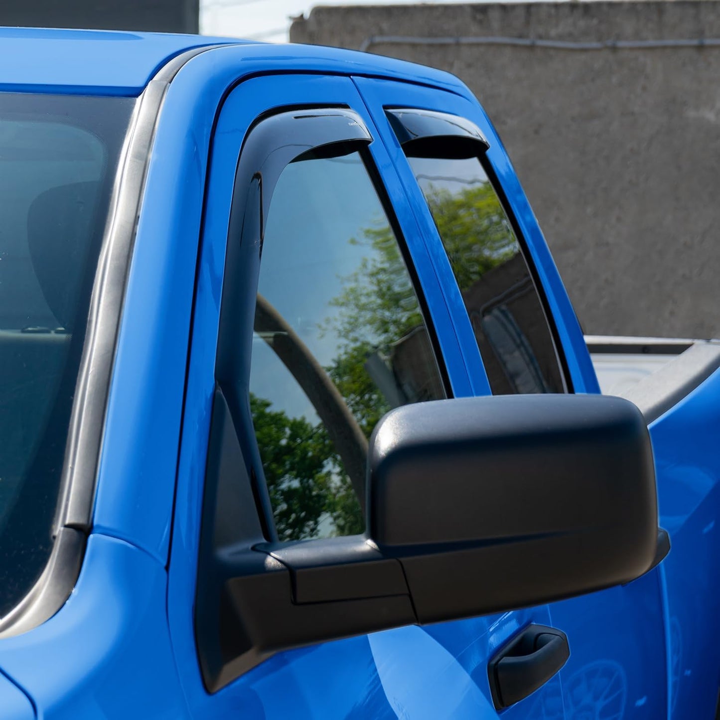 Visera/Deflectores de ventana laterales indestructibles para Dodge RAM 1500 2009-2018– Goodyear