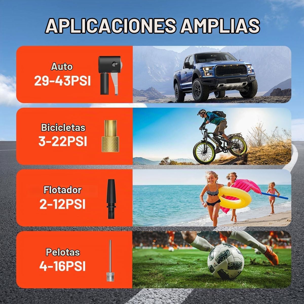 Compresor de Aire Inalámbrico y Power Bank Litheli U20 20V 150 PSI
