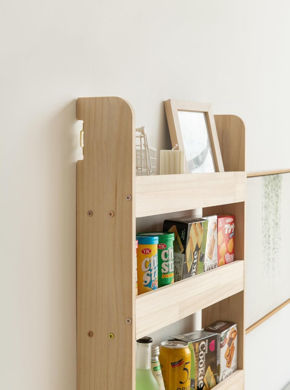 Librero de 6 Niveles – Madera Natural 80 cm