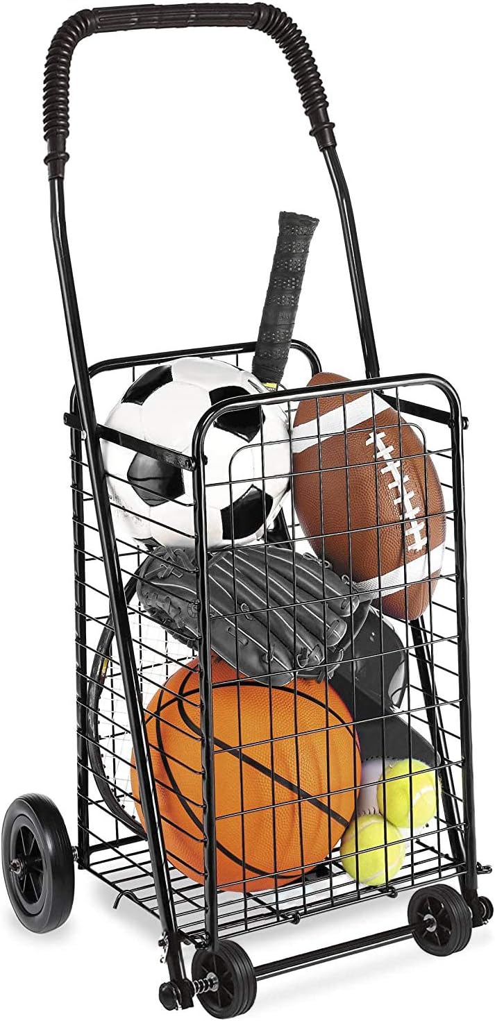 Carritode compras ultraligero y plegable– Carga hasta 90 lb