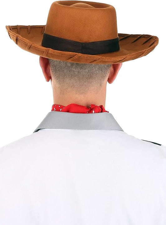 Sombrero original de Woody Cowboy, para adultos, talla ajustable. Disney Pixar Toy Story
