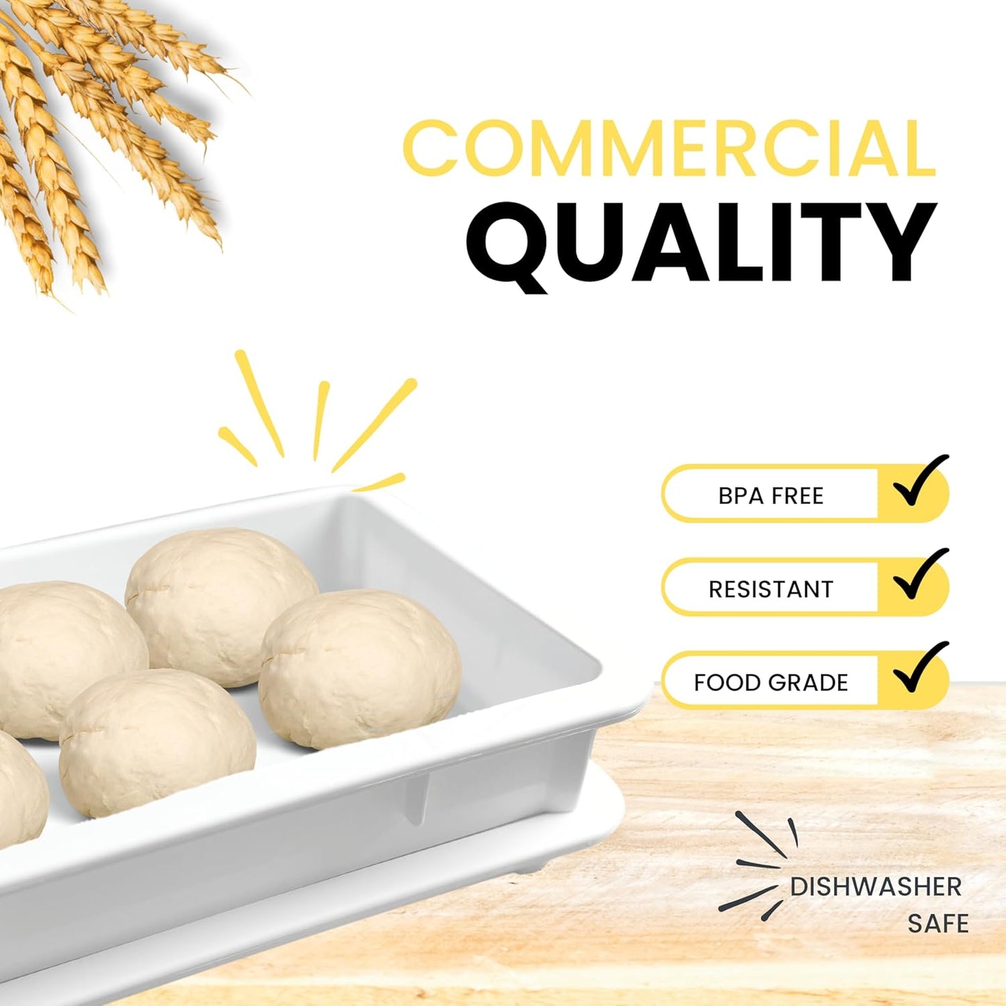 Caja de Fermentación  para Pasta de Pizza Lista al Instante UPIP