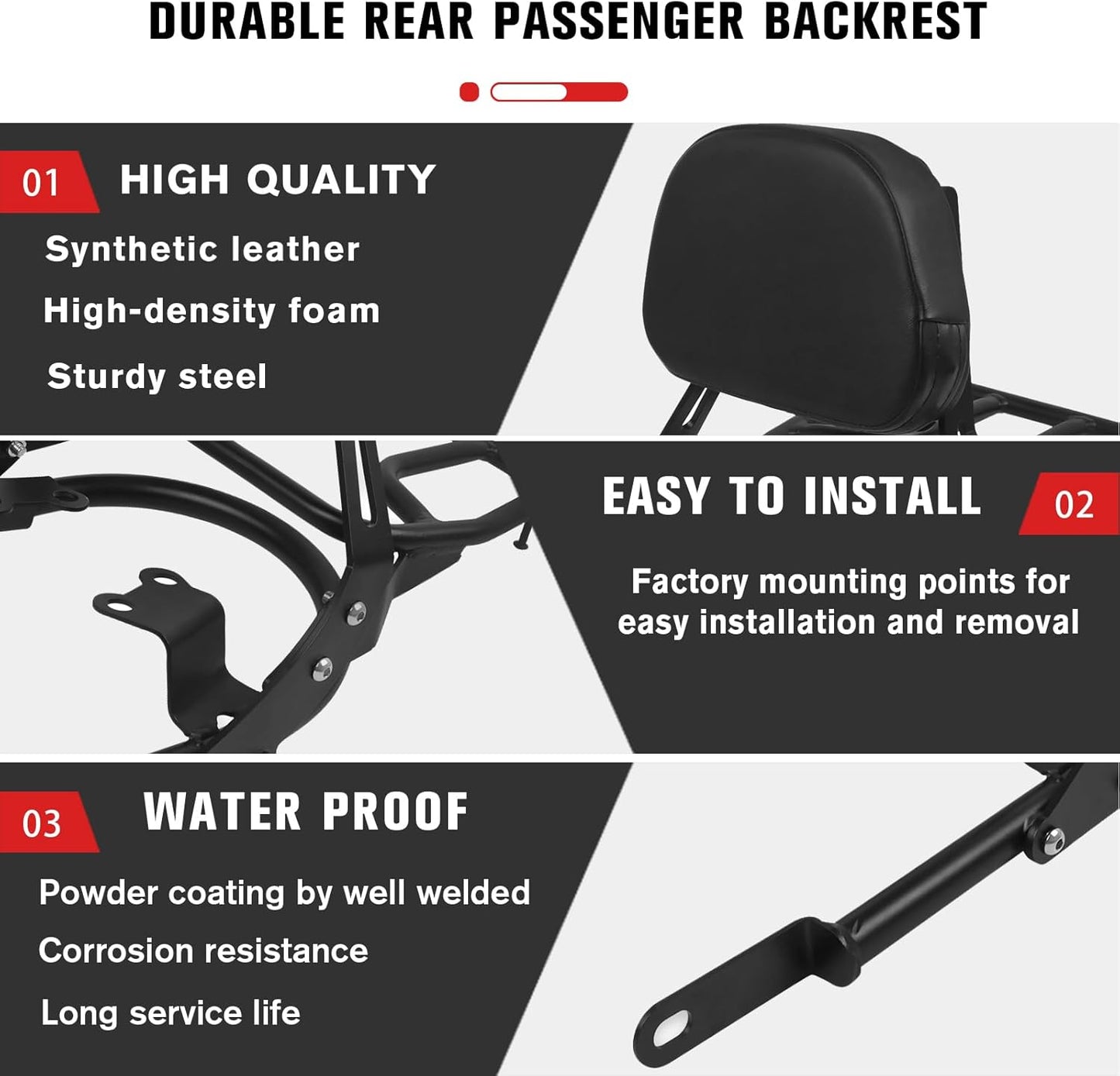 Rack porta equipaje con respaldo para Triumph Bonneville 2017-22 – Estilo y Comodidad Extra