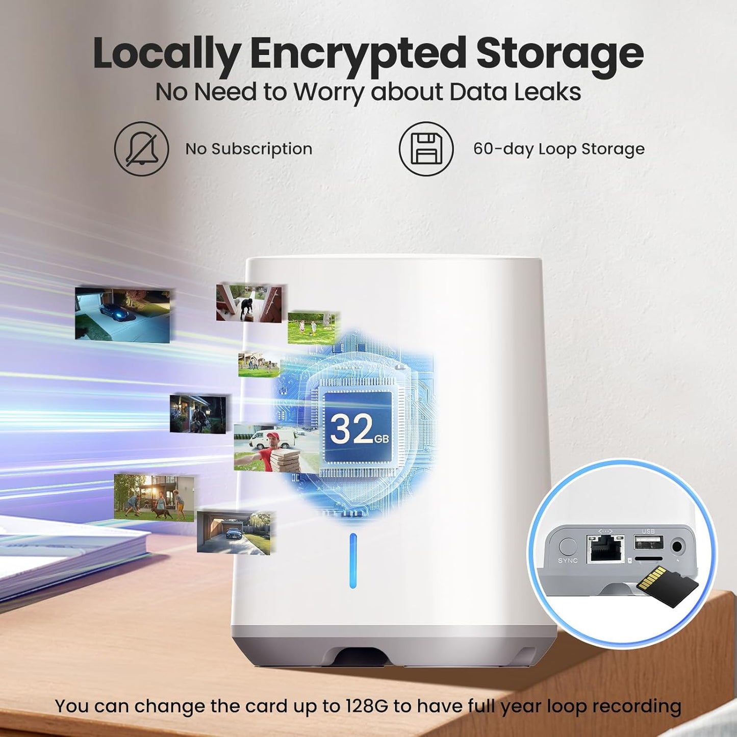 Cámara de seguridad exterior inalámbrica 5 MP 360° con solar y sin suscripción – SOLIOM SH502