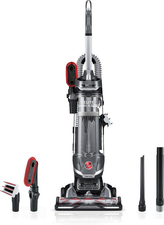 Aspiradora de pie giratoria de alto rendimiento con tanque XL. Hoover Elite Swivel XL Pet