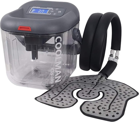 Máquina de terapia de frío (crioterapia) con almohadilla universal para diferentes parted del cuerpo. COOLMAN