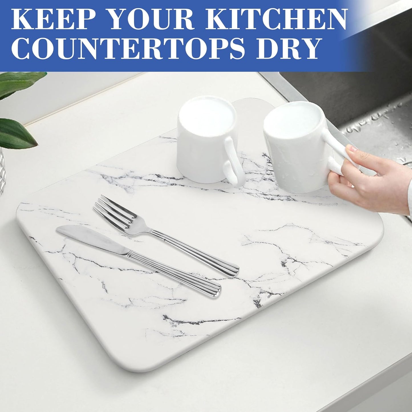 Tabla de Diatomeas paraSecado de Platos – , Absorbente y Resistente al Calor