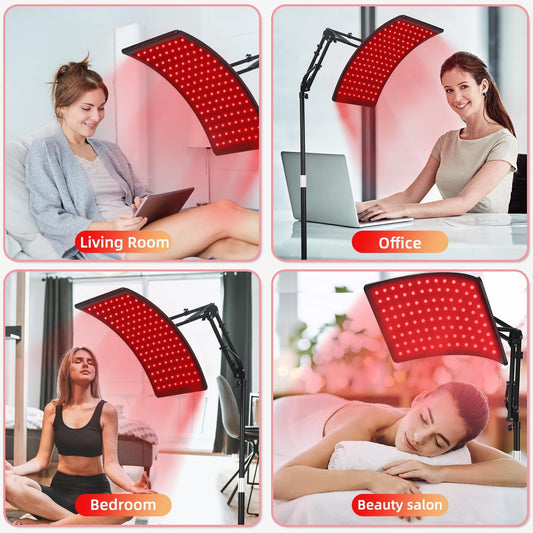 Terapia de luz roja con soporte ajustable. Viconor