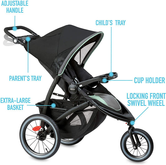 Coche para Bebes-Jogger Graco FastAction LX – Compatibilidad Total