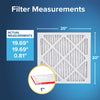 Filtro de aire 3M, 20 x 20 x 1 MERV 11. Pack de 4.