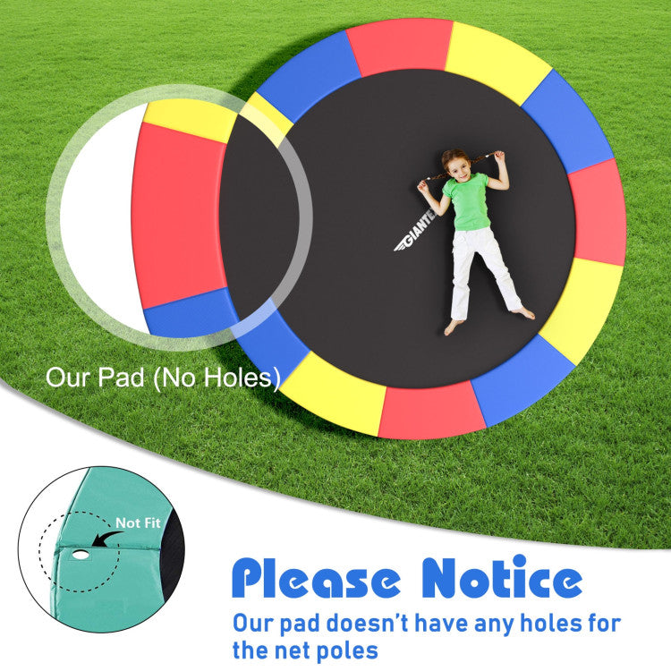 Cobertor de Resortes para Trampolín 14 pies Costway – Acolchado Impermeable Universal