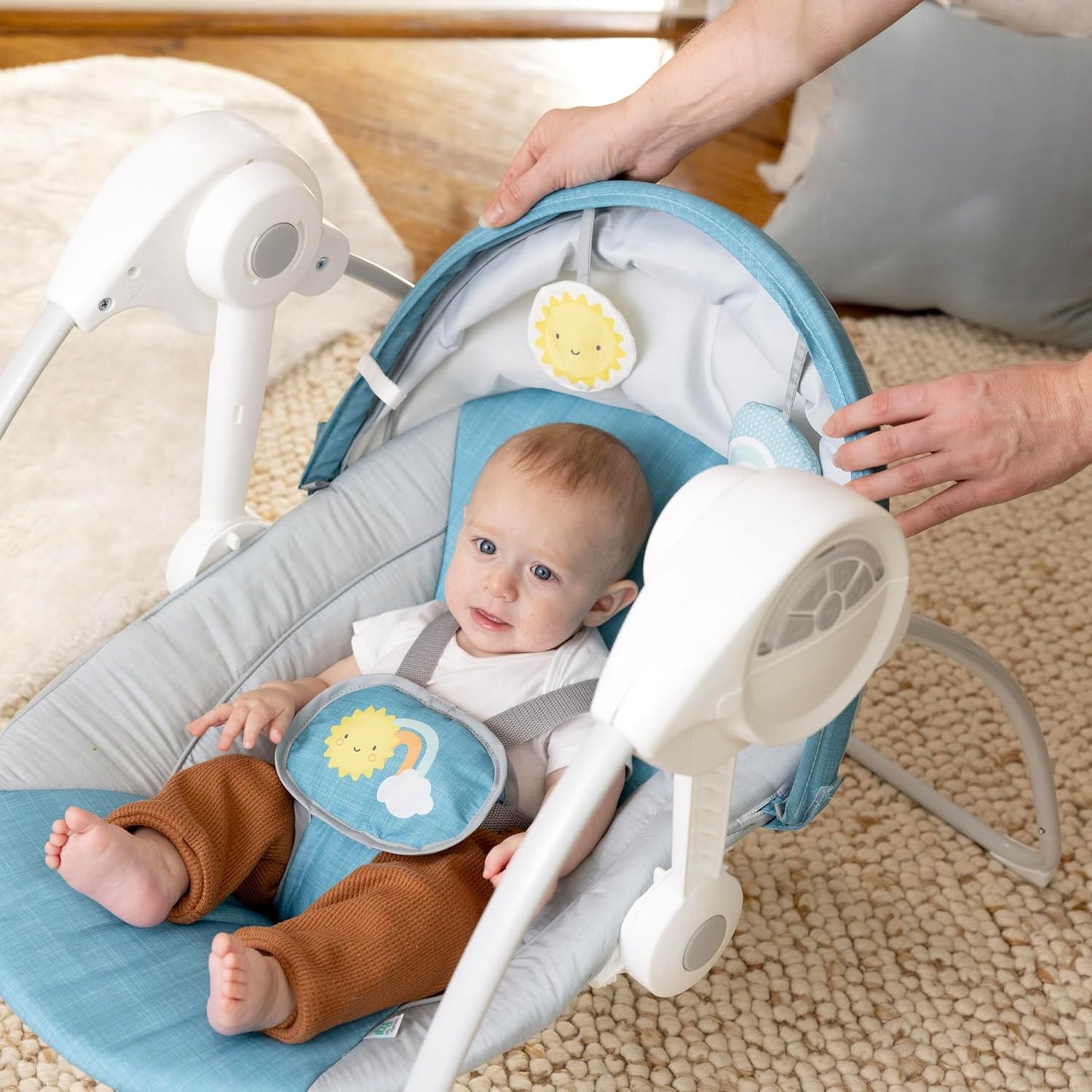 Columpio Portátil para bebes. Ingenuity Sun Valley – 6 Velocidades