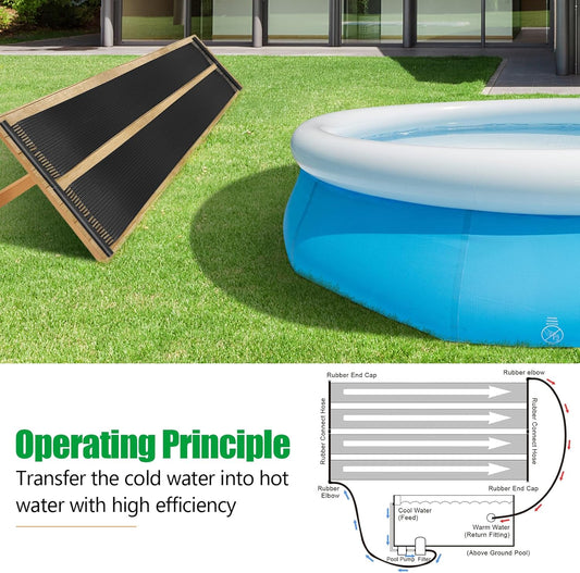 Calentador Solar para Piscinas portatiles – Ideal Above-Ground / In-Ground