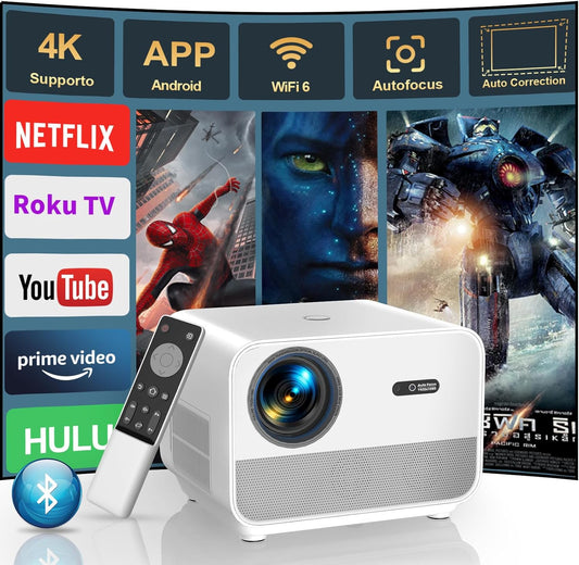 Proyector FunFlix A1 — 1080p, 800 ANSI, WiFi y Bluetooth