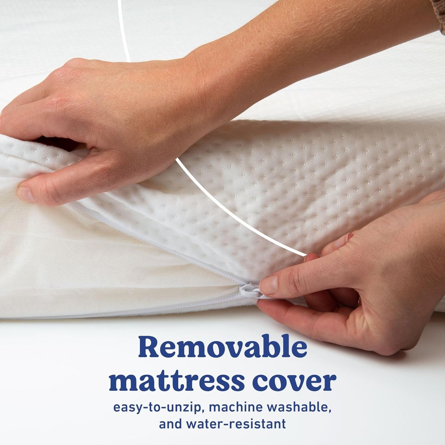 Graco Colchón Premium para Cuna y Cama Infantil – Espuma Certificada, Cubierta Impermeable y Lavable