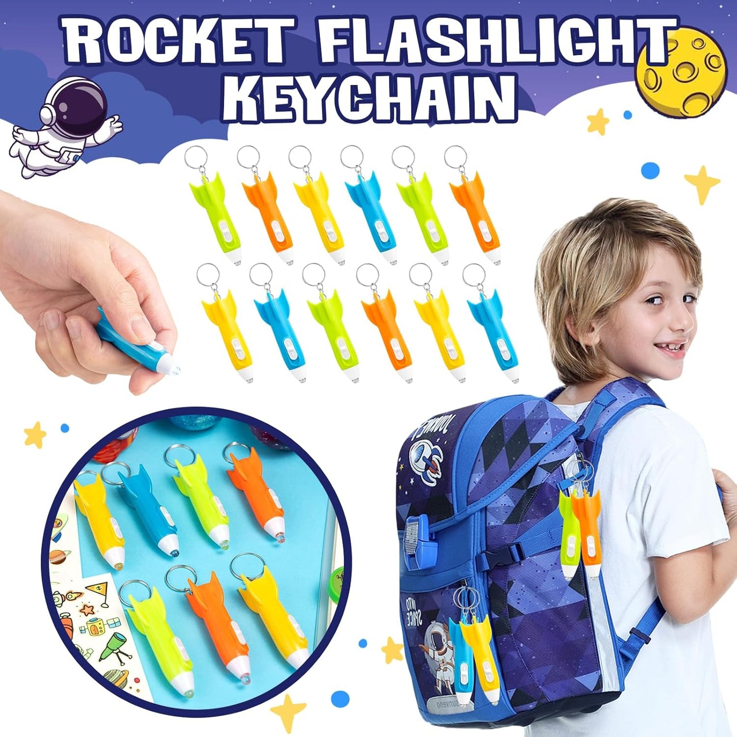 Kits para regalos de fiestas con tematica espacial. 9 kits