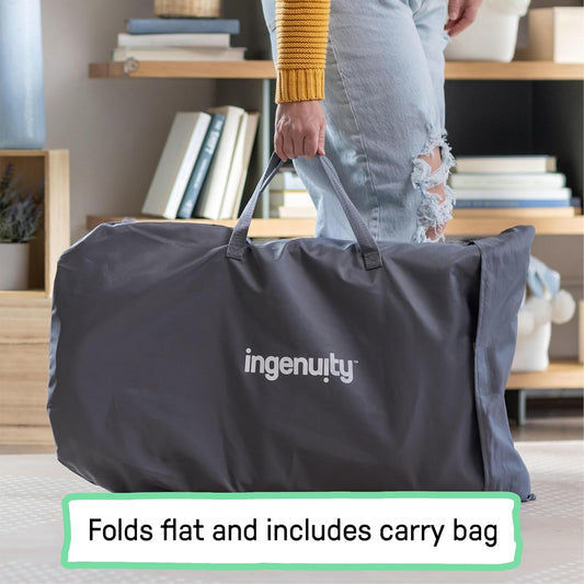 Balancín portátil Ingenuity Anti-Cólicos con Masaje de Barriga, Vibración y 20 Melodías
