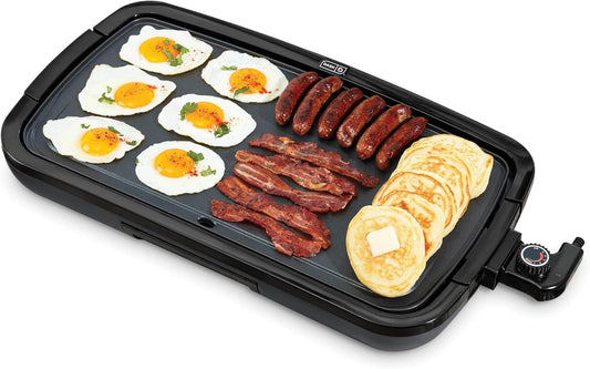 Plancha eléctrica antiadherente de 1500W, 50.8cm x 27. DASH Everyday