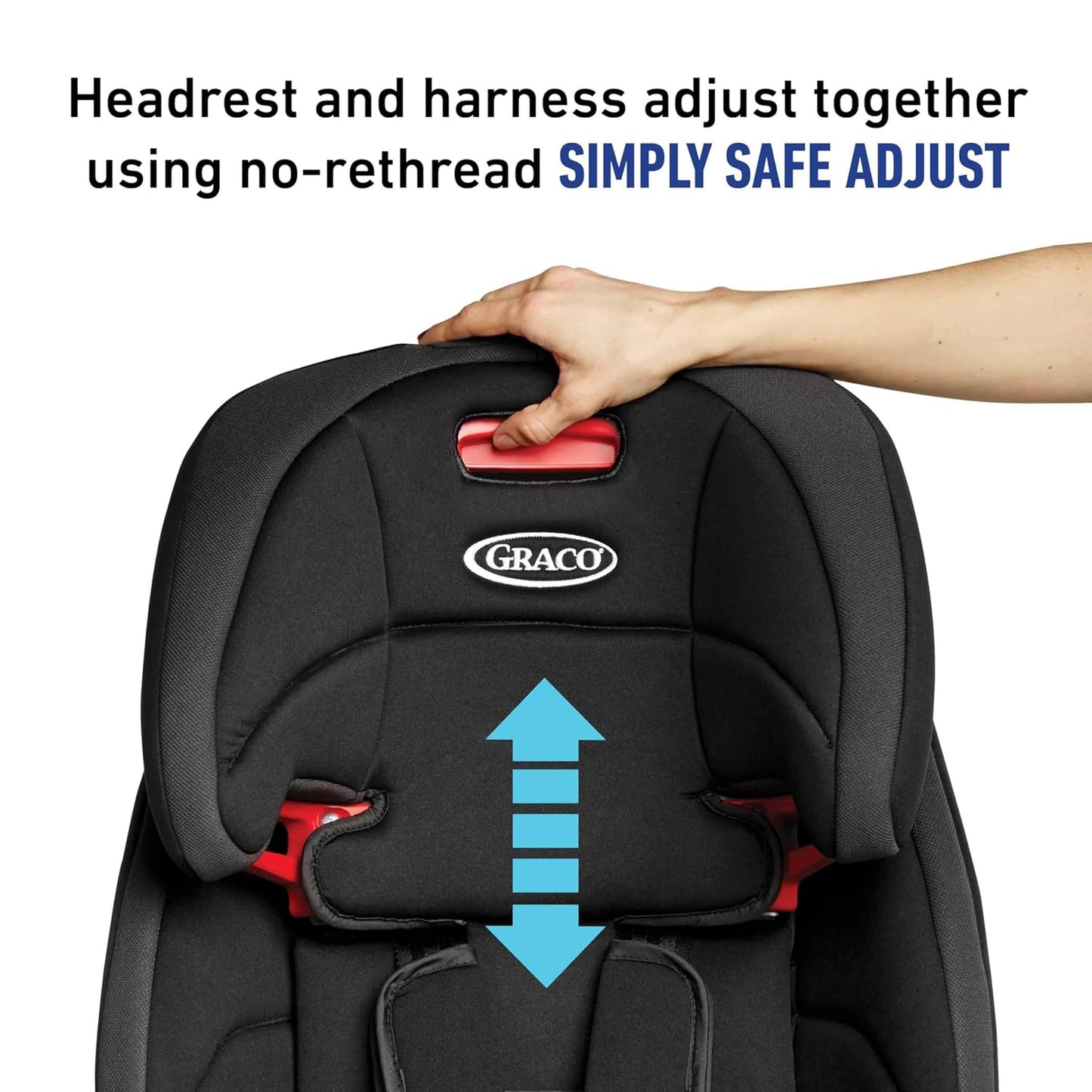 Silla de carro para Bebés Graco Tranzitions 3-en-1  – de arnés a respaldo alto y sin respaldo