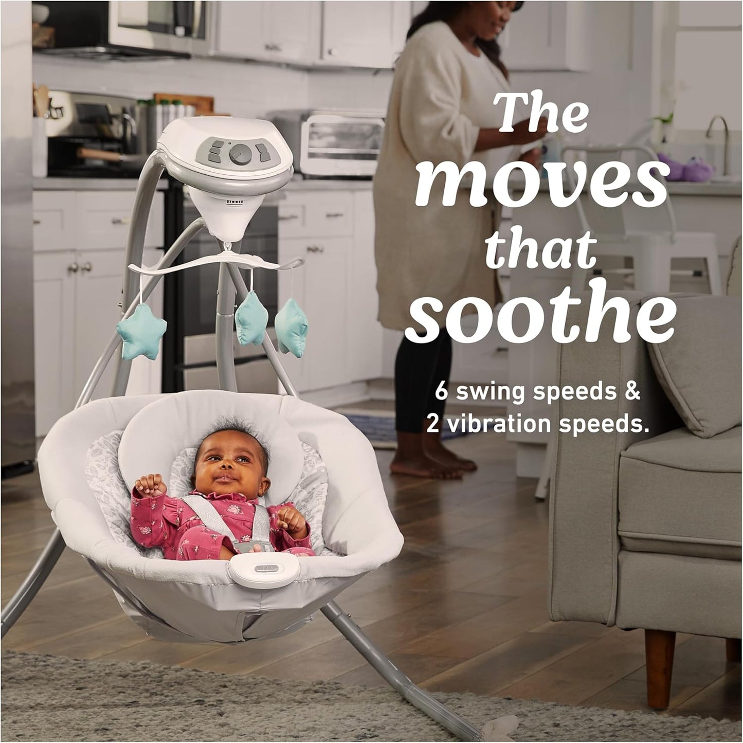 Mecedora Graco Simple Sway – 6 Velocidades & Vibración