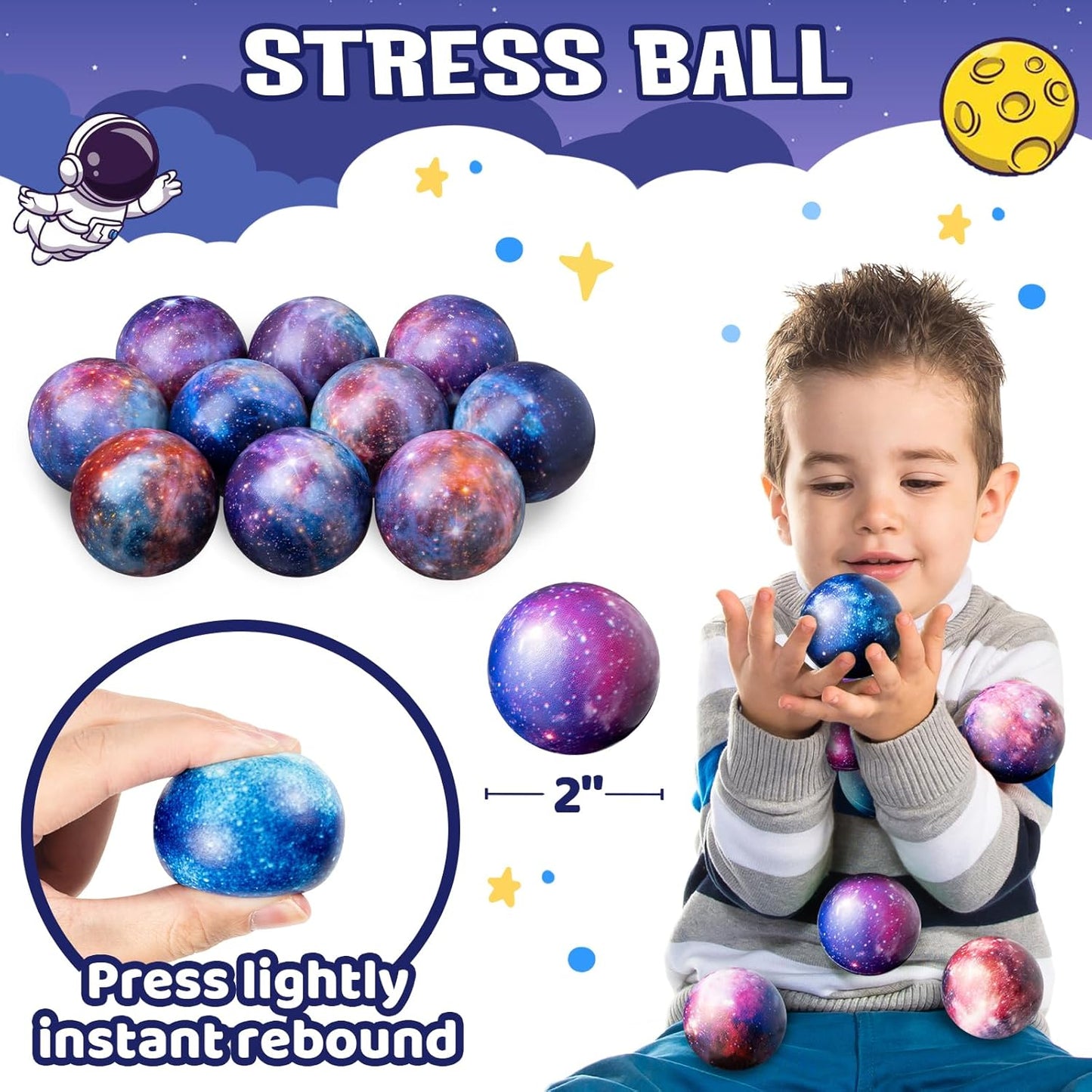 Kits para regalos de fiestas con tematica espacial. 9 kits