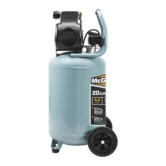 Compresor de Aire Vertical,  de 20 gal (≈76 L) – 135 PSI. MCGRAW