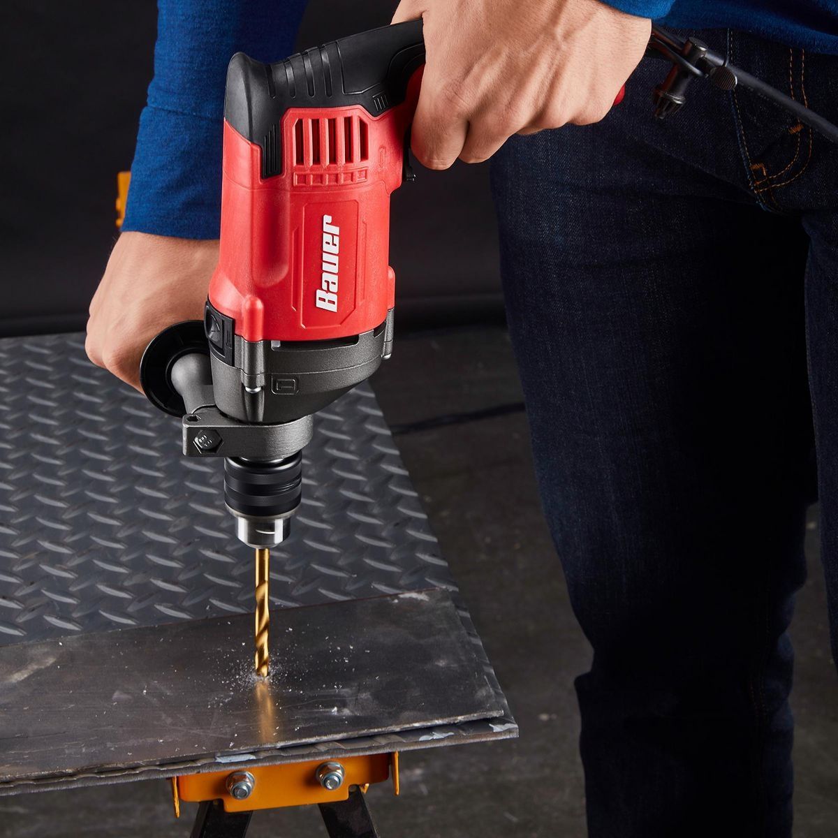 Taladro Percutor de 1/2" – 7.5 Amp, BAUER