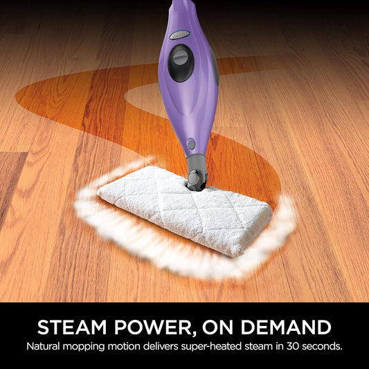 Trapeador a vapor con almohadillas lavables. Shark Steam Pocket Mop