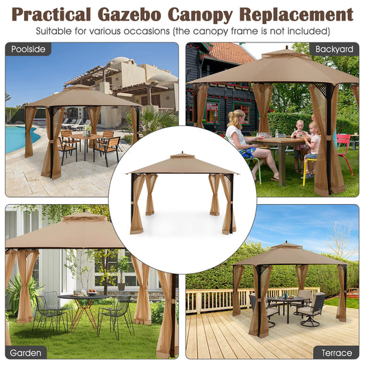 Cubierta de Repuesto para toldos 10×12 ft – Costway