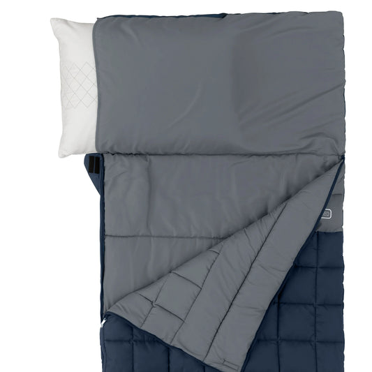 Sleeping bag/Saco de dormir de 40F con peso (5.45 kilos en total, 3.2 kilos en la capa superior) Ozark Trail