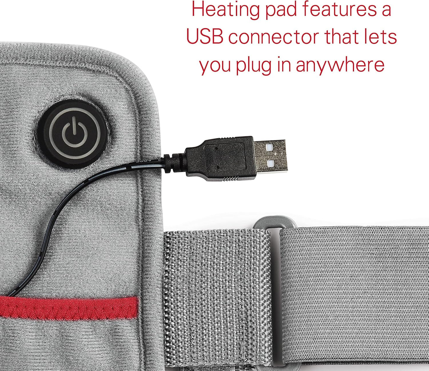 Almohadilla térmica USB para aliviar el dolor de espalda, hombros, brazos y piernas. Sunbeam