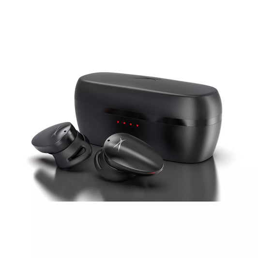Audifonos de pastilla inálambricos con cancelación de ruido, resistentes al sudor y estuche cargador. Altec NanoBuds ANC