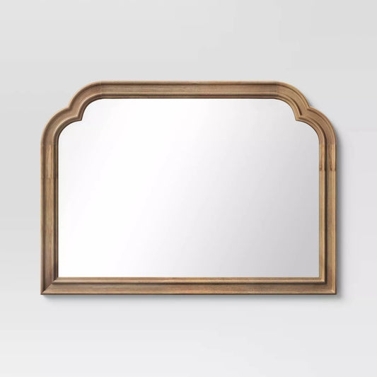 Espejo con borde de madera estilo French Country, 91.5cms x 66cms. Threshold