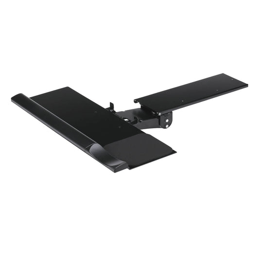 Bandeja ergonómica ajustable para teclado y mouse debajo del escritorio. Modernsolid
